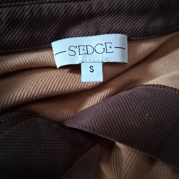 S'edge Tan and Brown Women's Bodysuit - Picture 5 of 5